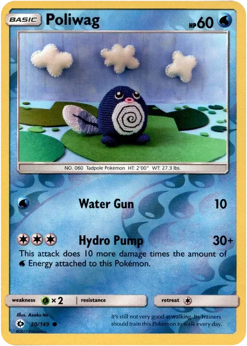 Producto - Poliwag - 30/149 - Sun and Moon - Reverse Holo