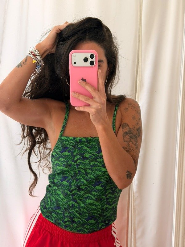 Producto - PREVENTA - Musculosa lycra Marea verde - Cadena Nacional By Guaranga - 0