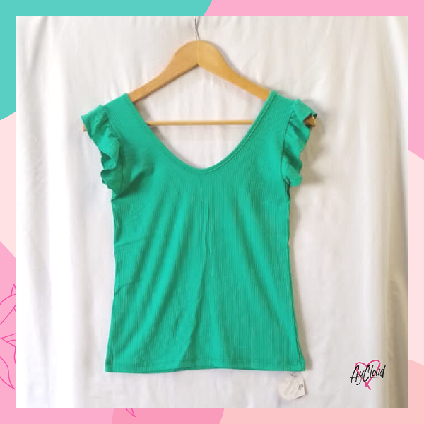 Producto - Remera Musculosa de Morley con Volados en las mangas