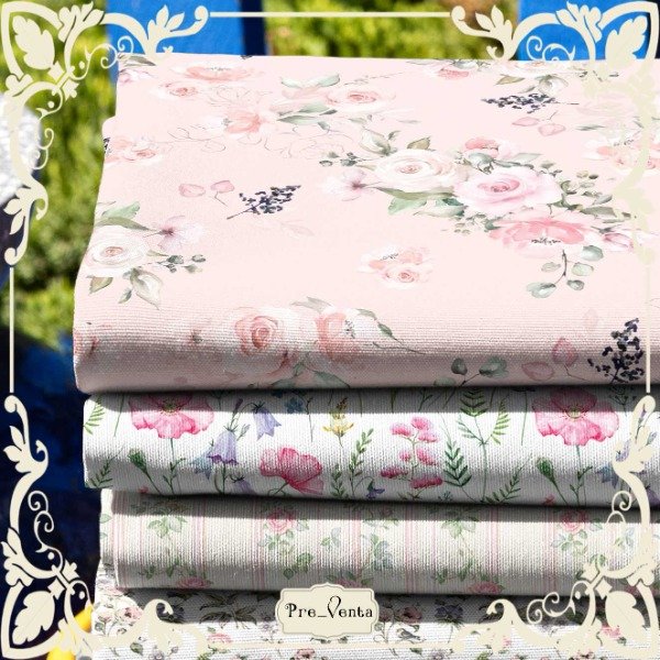 Producto - Set 5 telas 002 Cute and Rustic