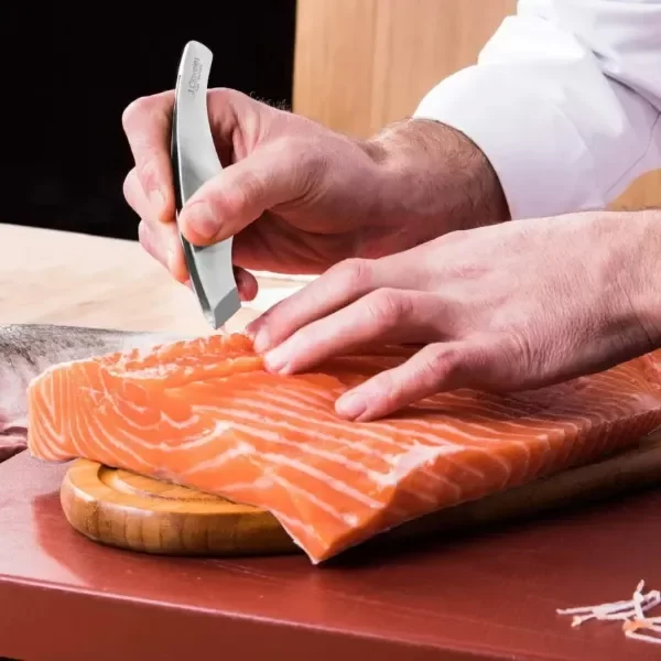 Producto - Pinza Despinar 3 Claveles Acero Inox Espinas Pescado Jamon Color Plateado