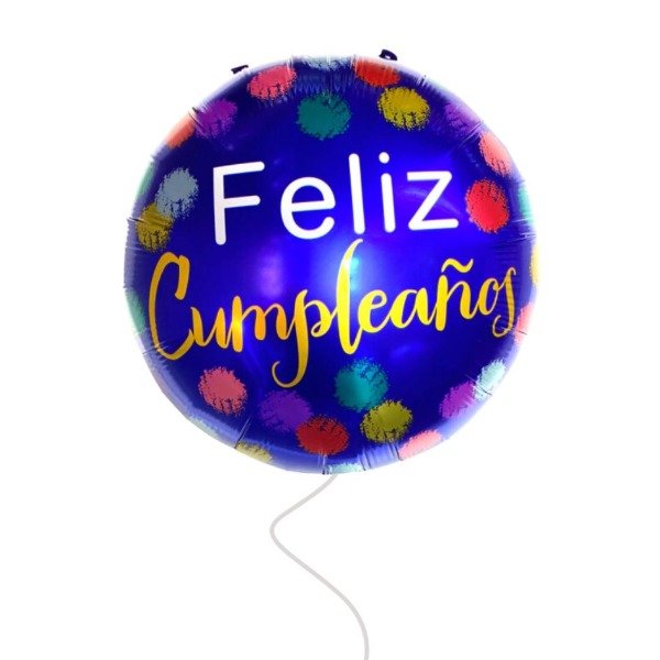 Producto - GLOBO METALIZADO FELIZ CUMPLEAÑOS