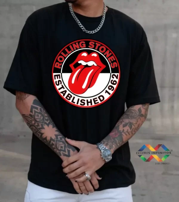 Producto - REMERA -THE ROLLING STONE - ALGODON OVERSIZE TALLE XL - 0