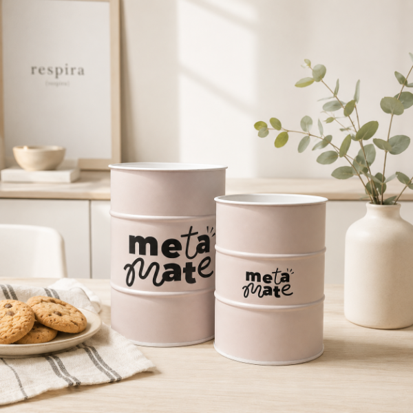 Producto - Lata yerba y azucar Meta Mate - 0