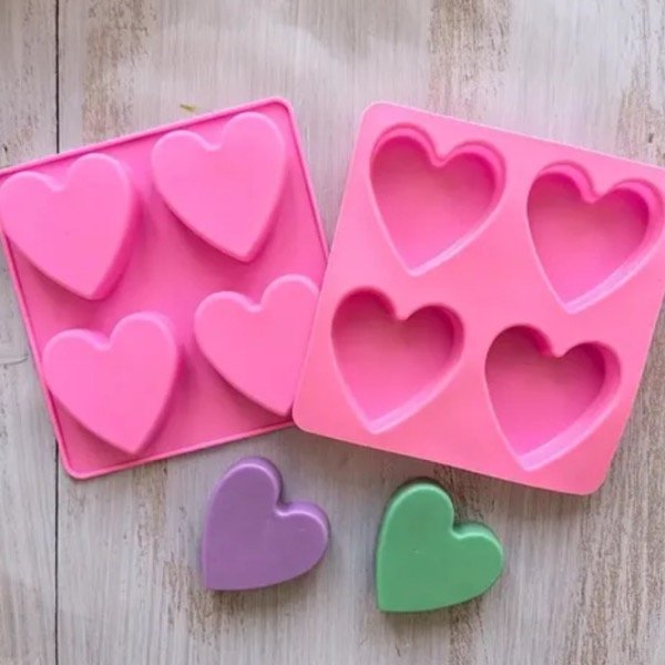 Producto - MOLDE SILICONA X4 CORAZONES