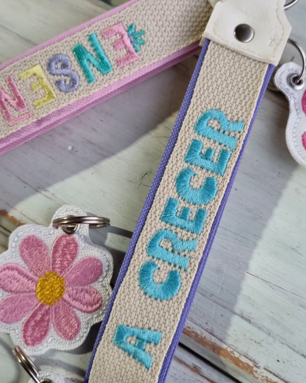 Producto - Llavero + Charms- Día del Maestro- "APRENDÍ A CRECER"