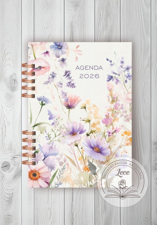 Producto - Portada Agenda 2026 Flores Silvestres