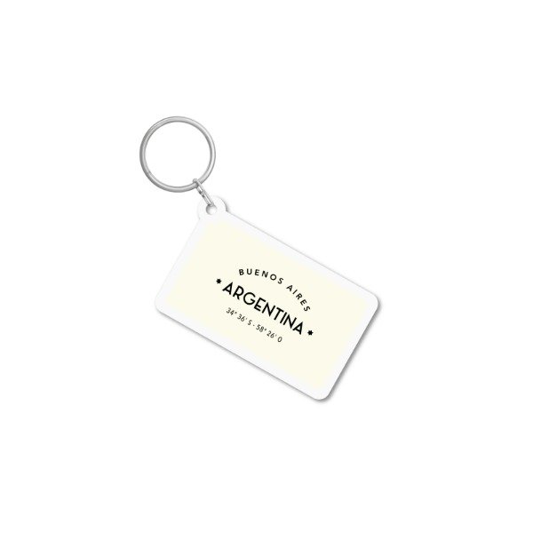 Producto - Llavero Buenos Aires RETRO CREMA