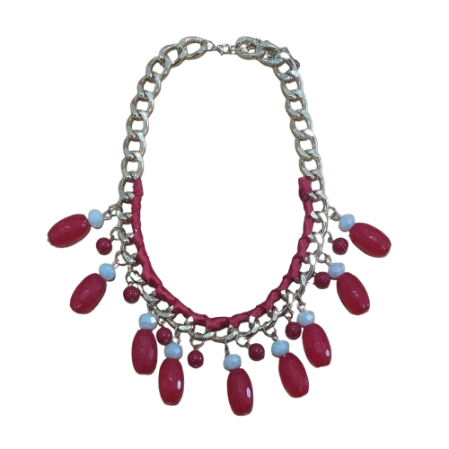 Producto - Collar Bijou Gema Roja Grande CC01