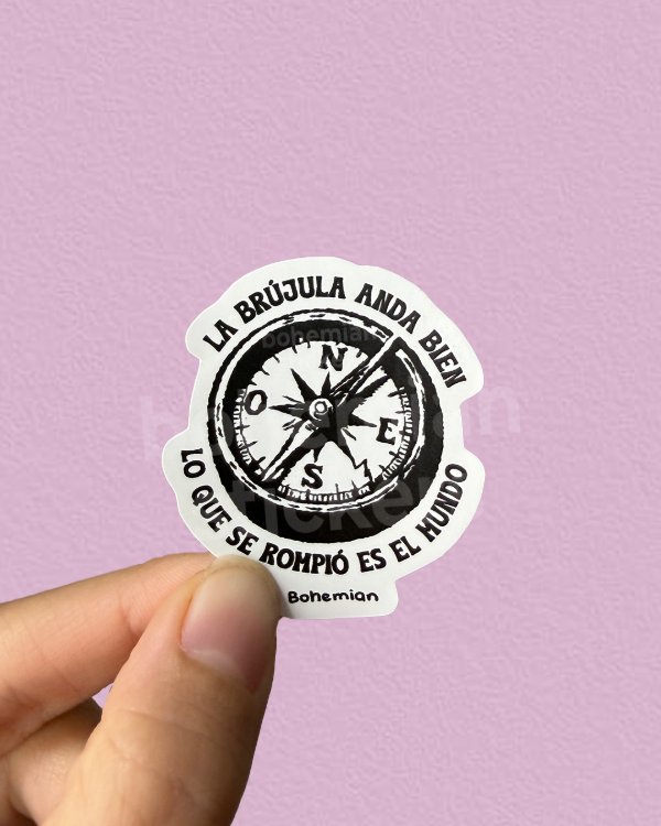 Producto - LO QUE SE ROMPIÓ ES EL MUNDO - Sticker individual El Eternauta (PREVENTA)
