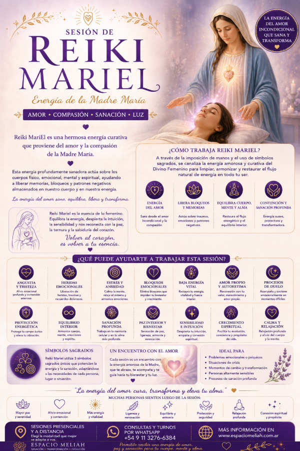 Producto - SESION REIKI MARIEL