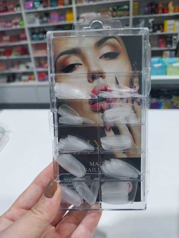 Producto - Tips mely x 100 punta redonda prelimadas 4059