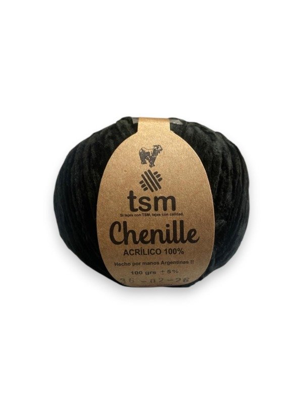 Producto - CHENILLE - 36 NEGRO