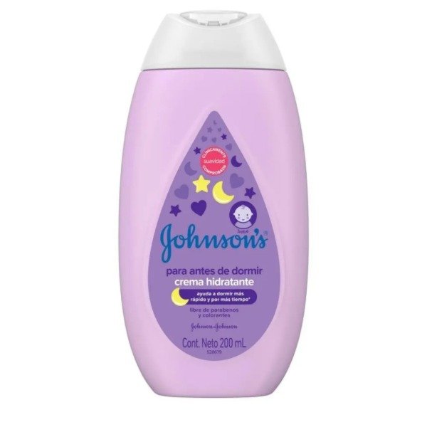 Producto - Johnson's Baby Crema Hidratante 200 Ml Violeta Antes de Dormir