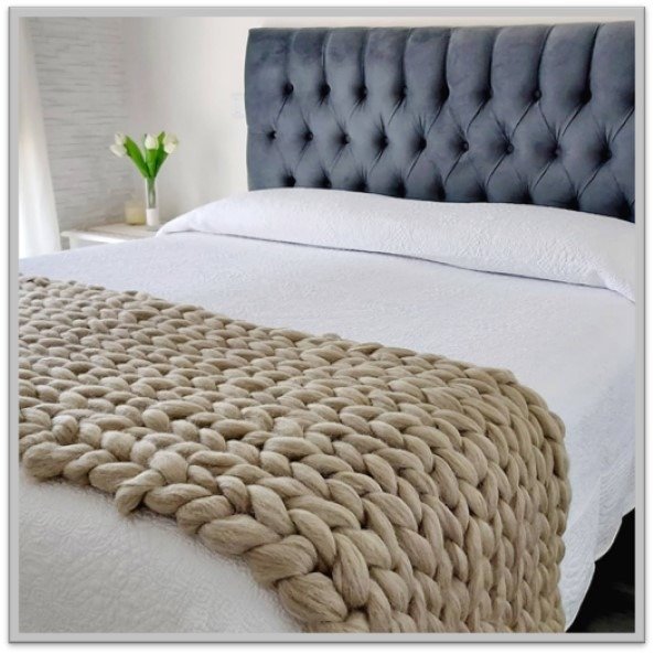 Producto - Pie de cama Nórdico para cama Queen
