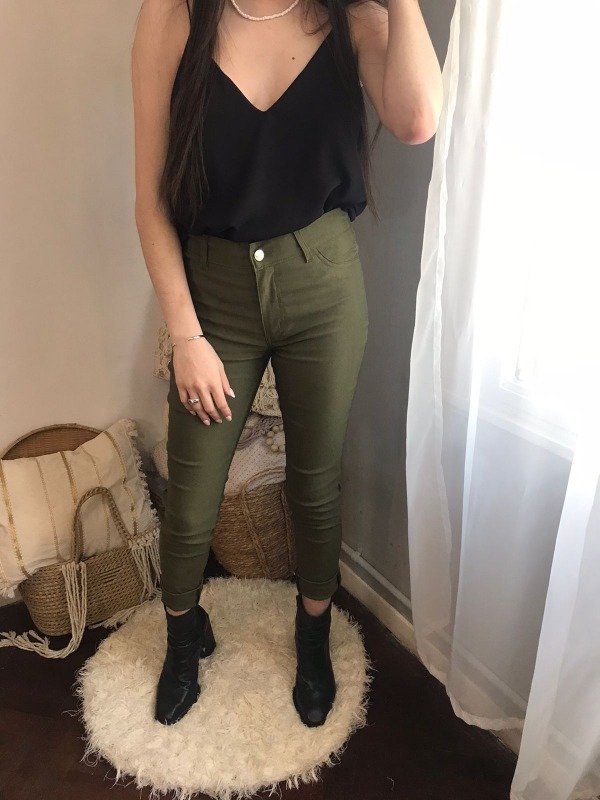 Pantalon Venus Bengalina verde