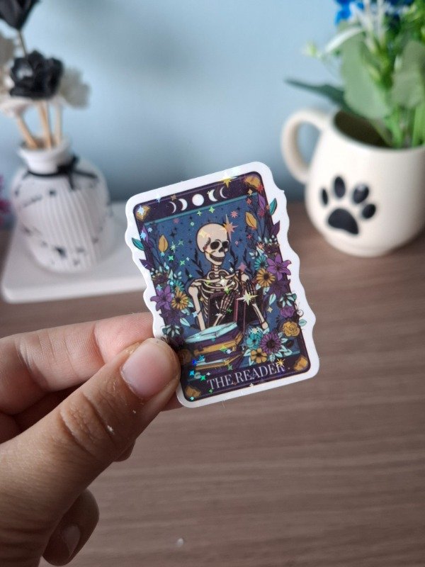 Producto - Stickers brillantes - Colección "Leyendo" 063