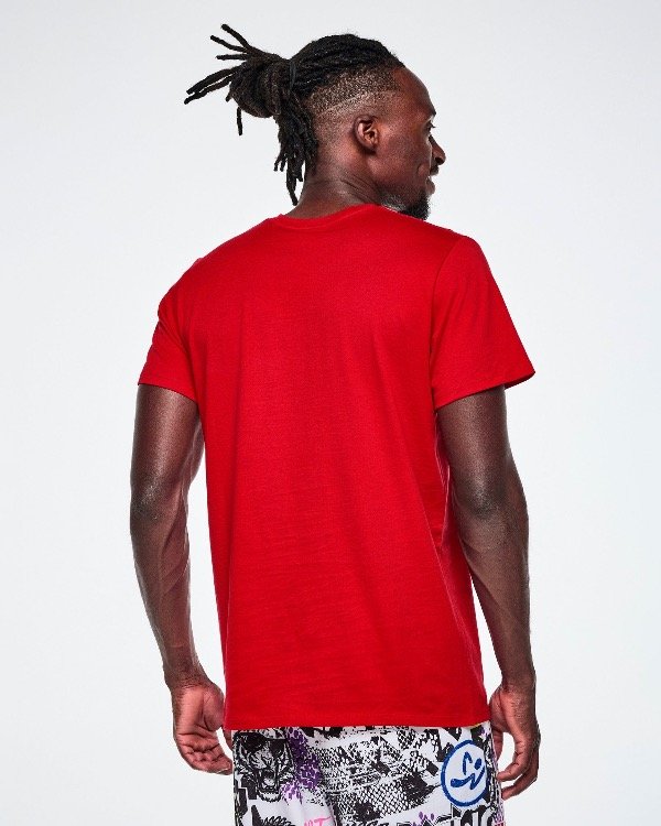 Producto - Rock 'n' Roll Unisex Crew Neck Tee - Red - 1