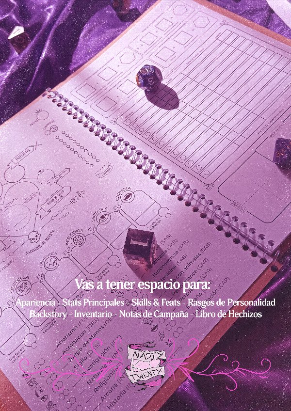 Producto - Cuaderno de personaje - Imprimible - 0