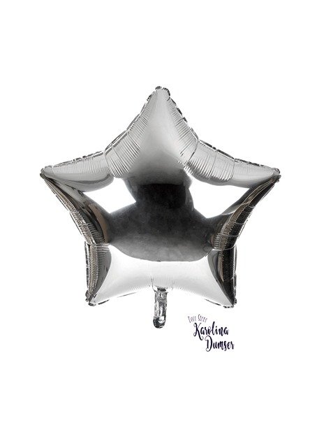 Producto - Globo Estrella Plateada 10 "