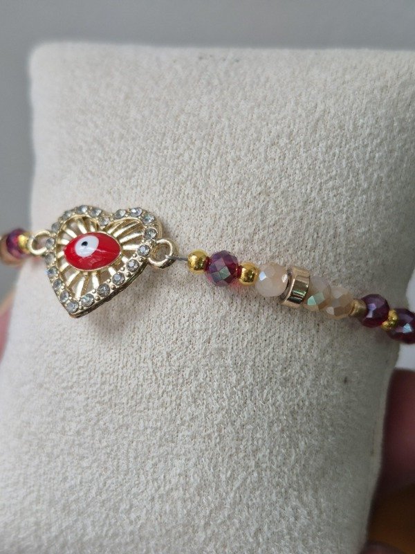 Producto - Pulsera -cristal corazon