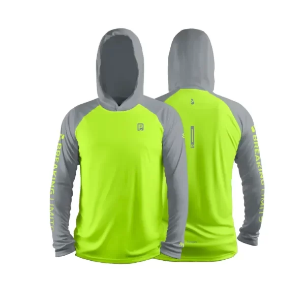 Producto - REMERA BREAKING LIMITS COMBINADA NUEVO LOGO PERA GRIS