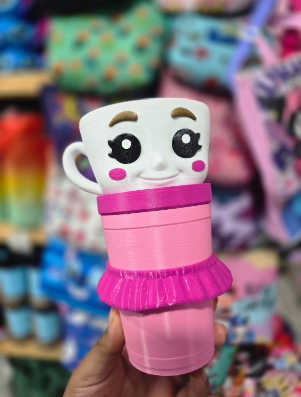 Producto - Vasos 3D Milshake Balerina capuchina