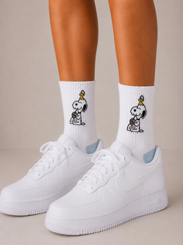Producto - MEDIAS ADULTO PM SNOOPY PAJARITO MATE