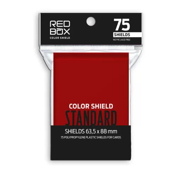 Producto - Folio Protector Shield Color Rojo (63.5 x 88) - 75 unidades
