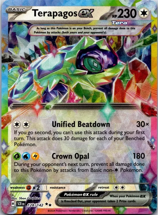Producto - Terapagos ex - 128/142 - Stellar Crown - Holo