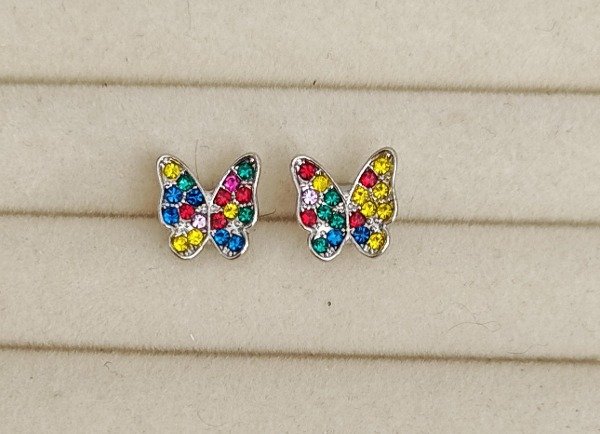 Producto - Aros Mariposa Multicolor