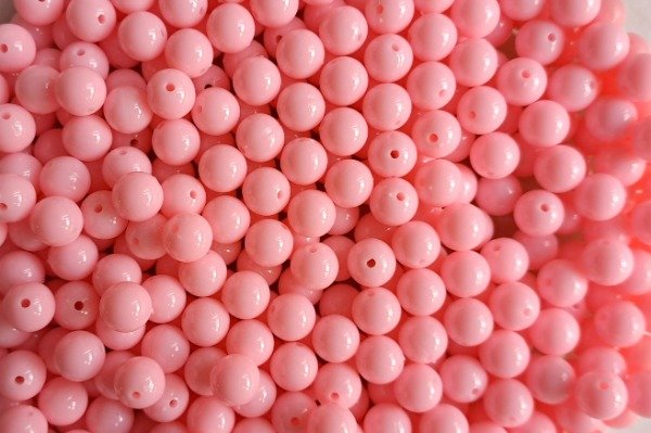 Producto - Perlas Plásticas Rosa 8 mm