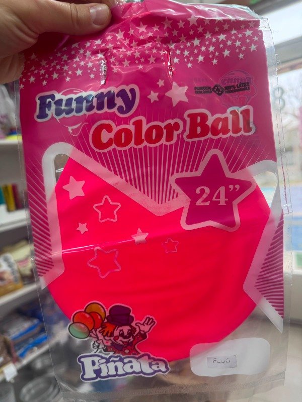 Producto - Piñata Globo 24" Rosa Flúo x 1