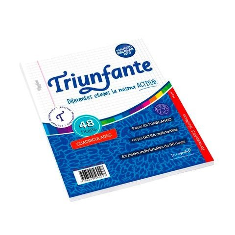 Producto - REPUESTO CARTA CUADRICULADO 48H TRIUNFANTE