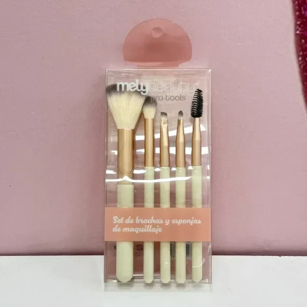 Producto - SET DE BROCHAS MAQUILLAJE 5PCS MELY