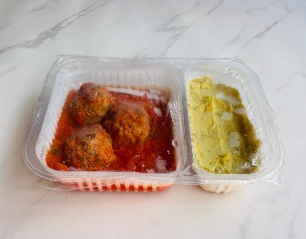 Producto - Albóndigas de ternera y puré de batatas