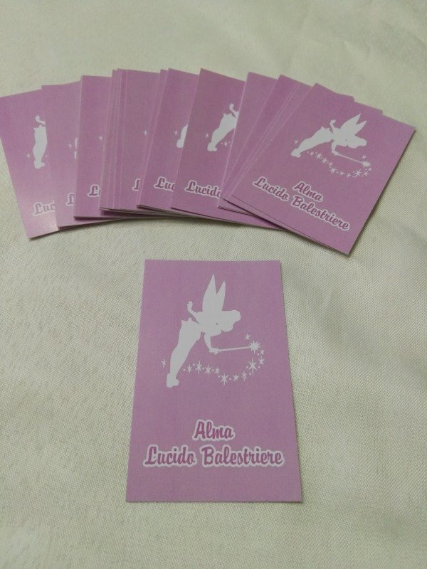 Producto - Tarjetas personales 9x5cm, offset, 350 gr simple faz x500u