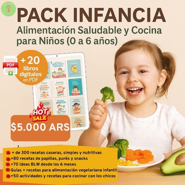 Producto - PACK INFANCIA: Alimentación Saludable y Cocina para Niños -0 a 6 años-