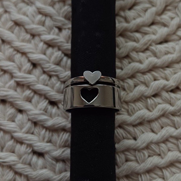 Producto - Anillos para compartir corazón