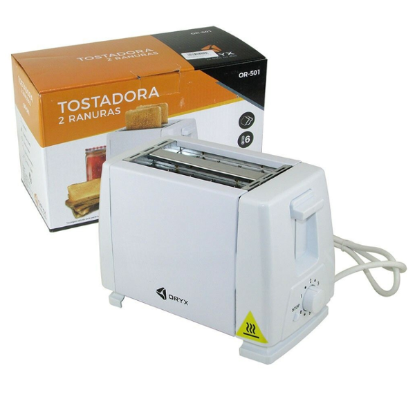 Producto - TOSTADORA ELECTRICA 750W ORYX AUTOMATICA 2 RANURAS 6 NIVELES