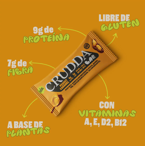 Producto - Barras Crudda Peanut Caramel x 10