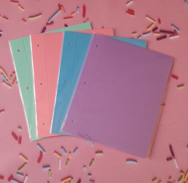 Producto - CARPETA "LAMA" NRO 3 PASTEL (TAPAS)