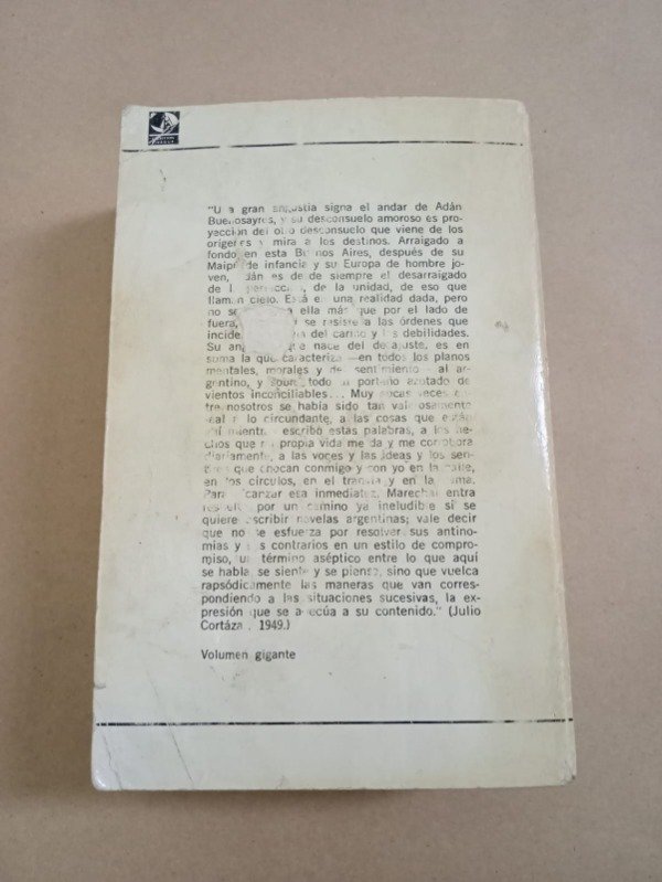 Producto - Adán Buenosayres - Leopoldo Marechal - Sudamericana 1967 - 1