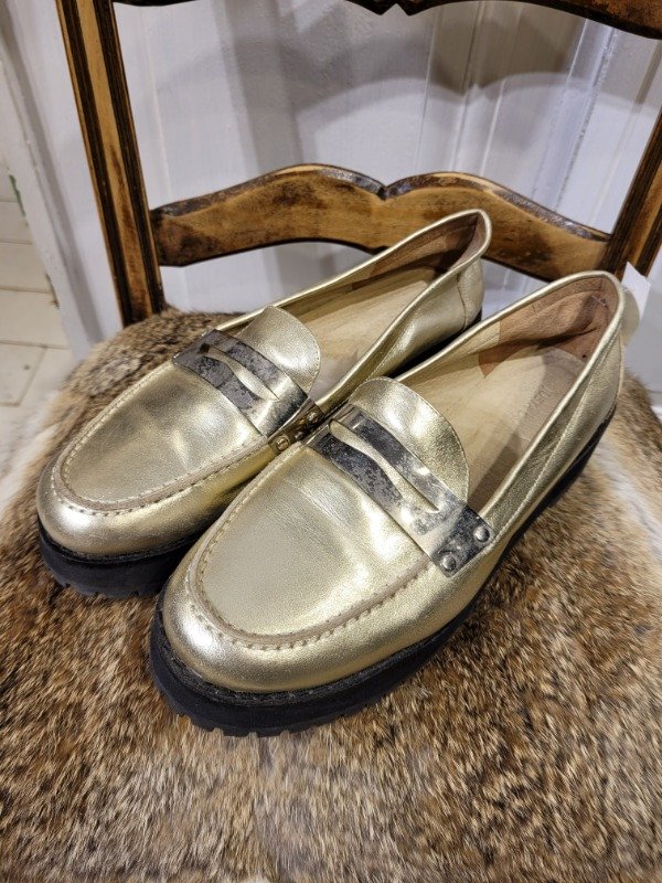 Producto - Mocasines JUSTA OSADIA dorados Talle 40 - PRECIO: 49X