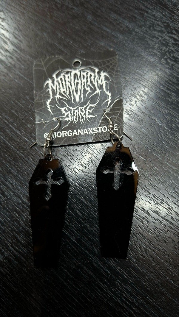 Producto - Aros Ataúd Cruz - 1