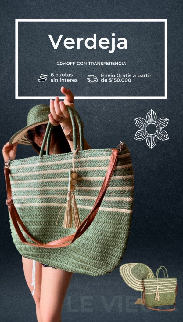 Producto - SET 2 PIEZAS "VERDEJA"