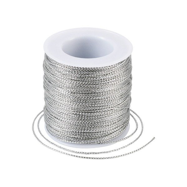 Producto - Cordon / hilo plateado x20 mts