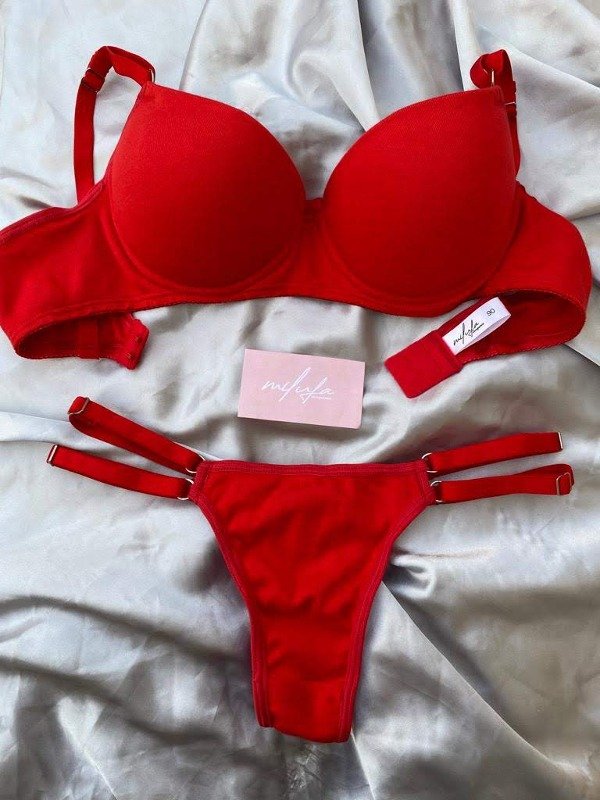 Producto - CONJUNTO TAZA SOFT DE ALGODON CON LYCRA Y LESS REGULABLE DOBLE TIRA