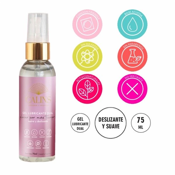 Producto - Gel Dual Anal 75ml Calins Clix Control