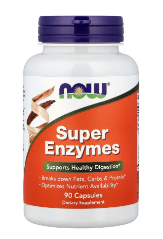Producto - NOW Foods, Súper Enzimas, 90 Cápsulas
